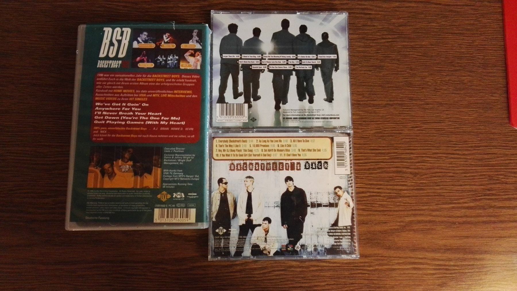 Tutti i VHS: Back Street Boys CD's und VHS – Usato da Geroldswil venduto da Dirici 1