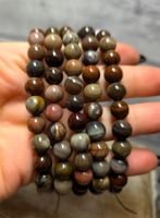 Versteinertes Holz Armband 8.5mm