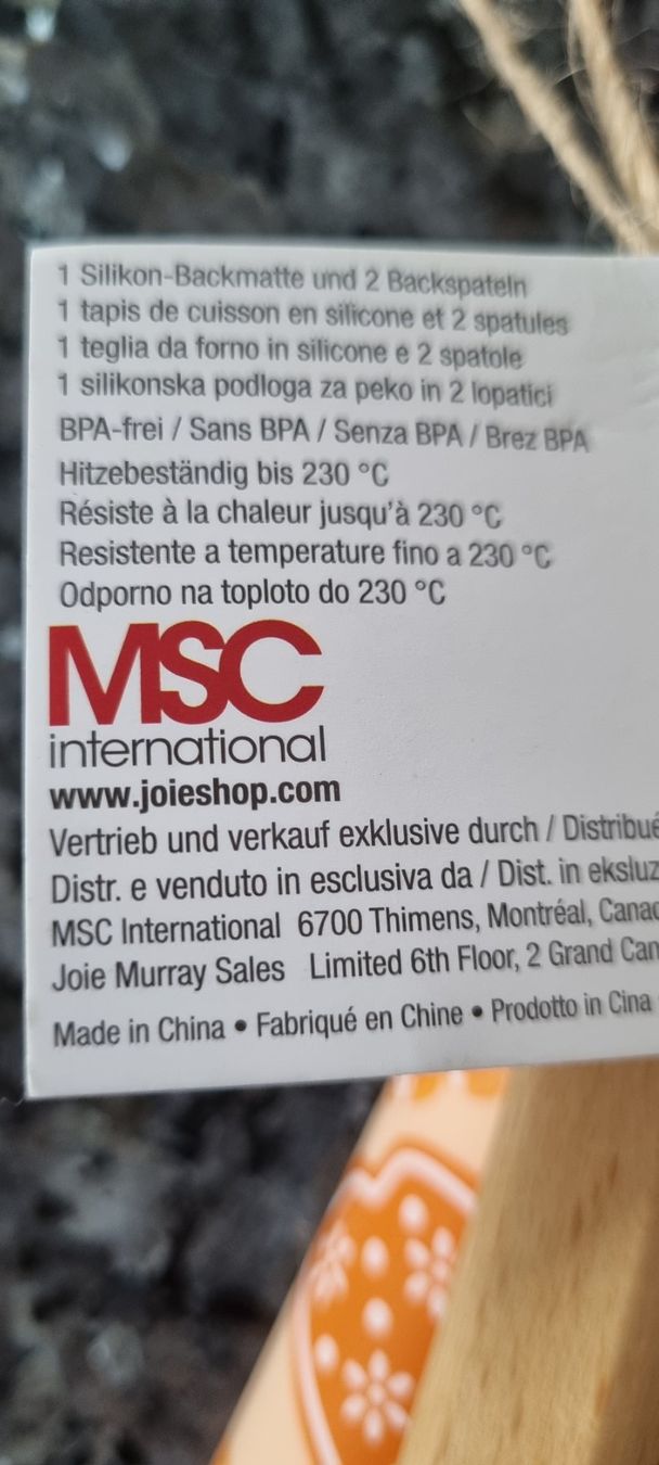 Teglie da forno: Joie Backmatte & Backspatel Set, 3-teilig, NEU & OVP! – Nuovo (secondo la descrizione) da egliswil venduto da Maggy6 3