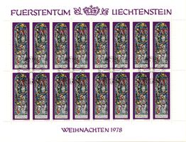 Kleinbogen   Weihnachten  1978      gestempelt  Ersttag