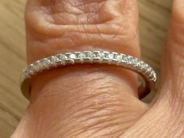 Luxus Gr: 17/7 Silber Ring mit  Zirkonia