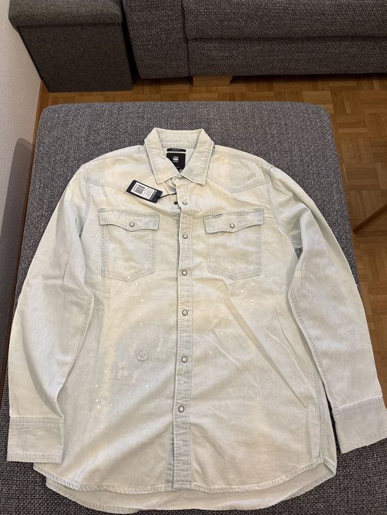 G-Star RAW Hemd, hellblau, Grösse XL, Slim Fit, Neu! (Neu und ...