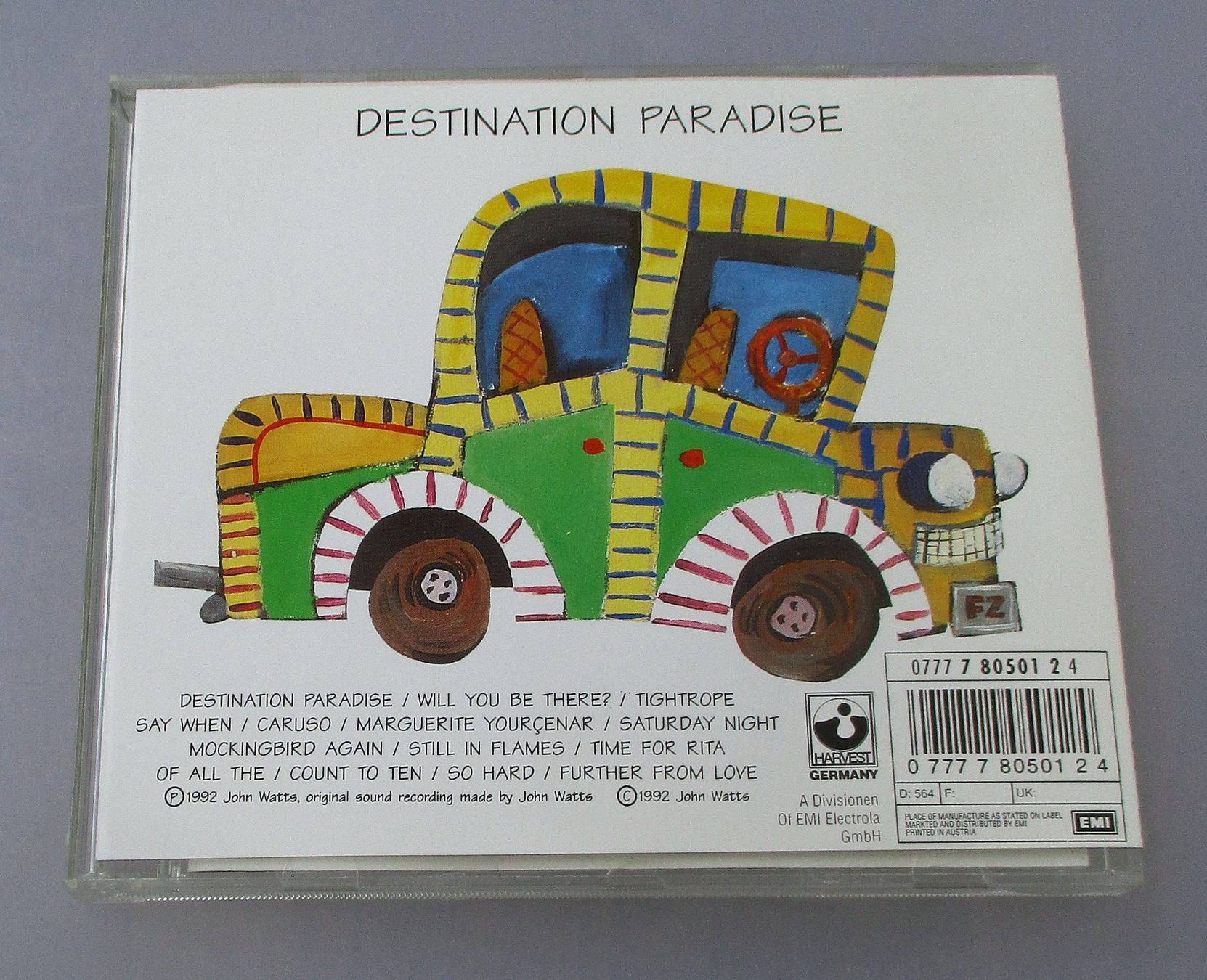 CD: FISCHER-Z - Destination Paradise – Usato da Wattwil venduto da Muriel11 1