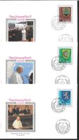3 Sonderbriefe Papst-Besuch Johannes Paul II Genf 15.6.1982