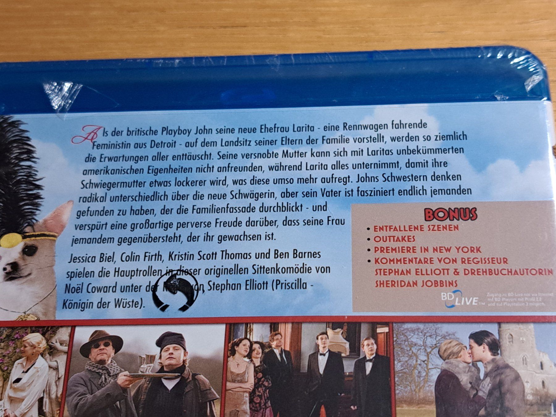 Tutti i DVDs: Blu-ray Easy Virtue, Eine unmoralische Ehefrau, Jessica Biel – Nuovo e nell'imballaggio originale da Unterseen venduto da Kanica 2