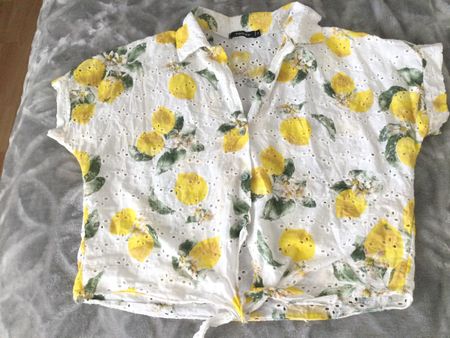Bluse Zitronen modern neu S