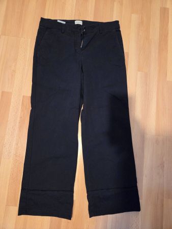 Seductive Trousers - navy blue - cotton - 36