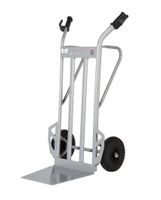 Baustellen-Sackkarre aus Stahl mit langer fester Schaufel