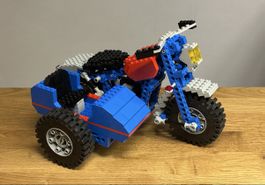 LEGO Technic 857 (1979) Motorrad mit Seitenwagen