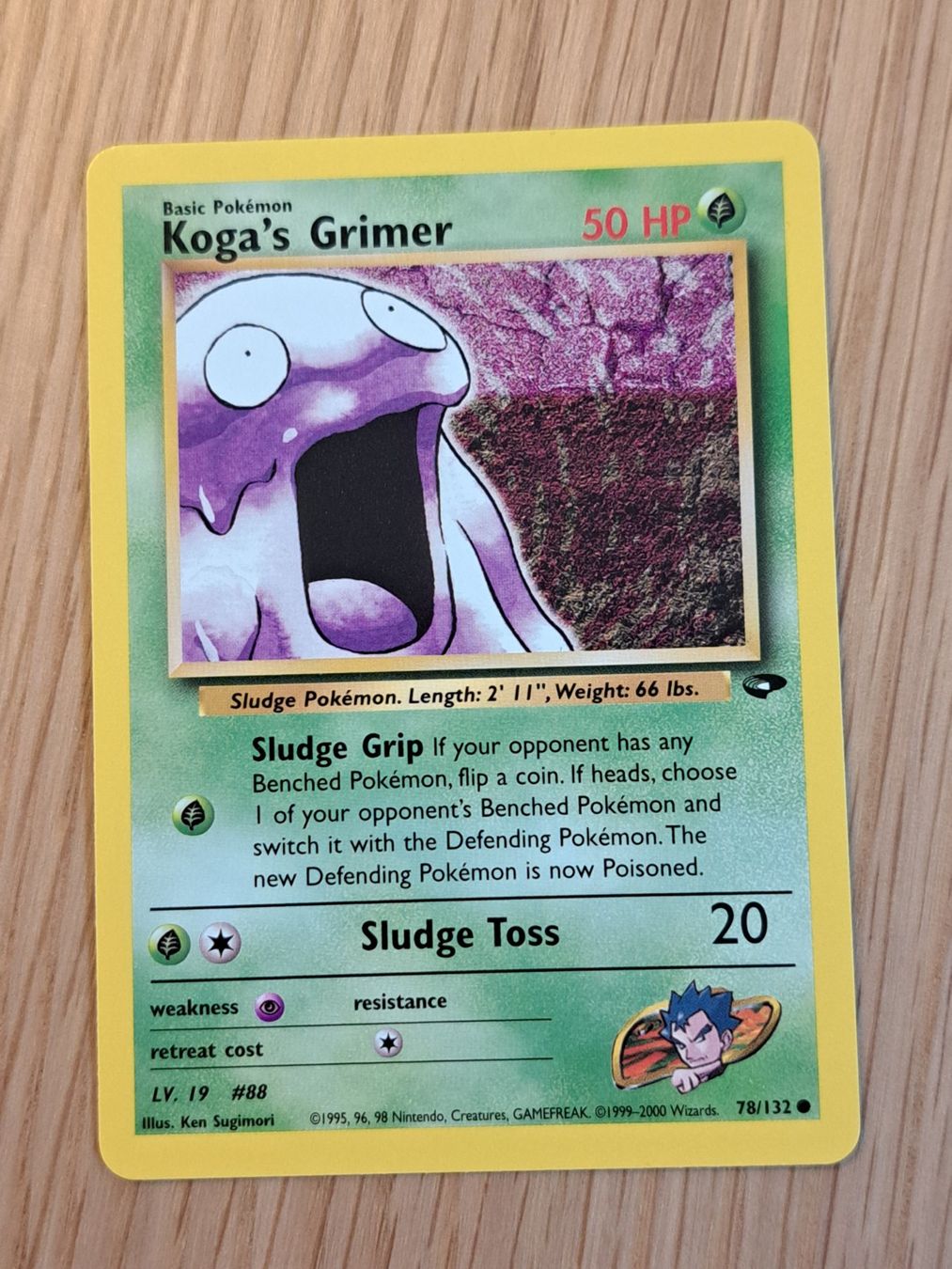 Pokémon Sammelbilder & Trading cards: Pokémon TCG Gym Challenge Koga's Grimer – Neu (gemäss Beschreibung) aus Rotkreuz von Mahkoh
