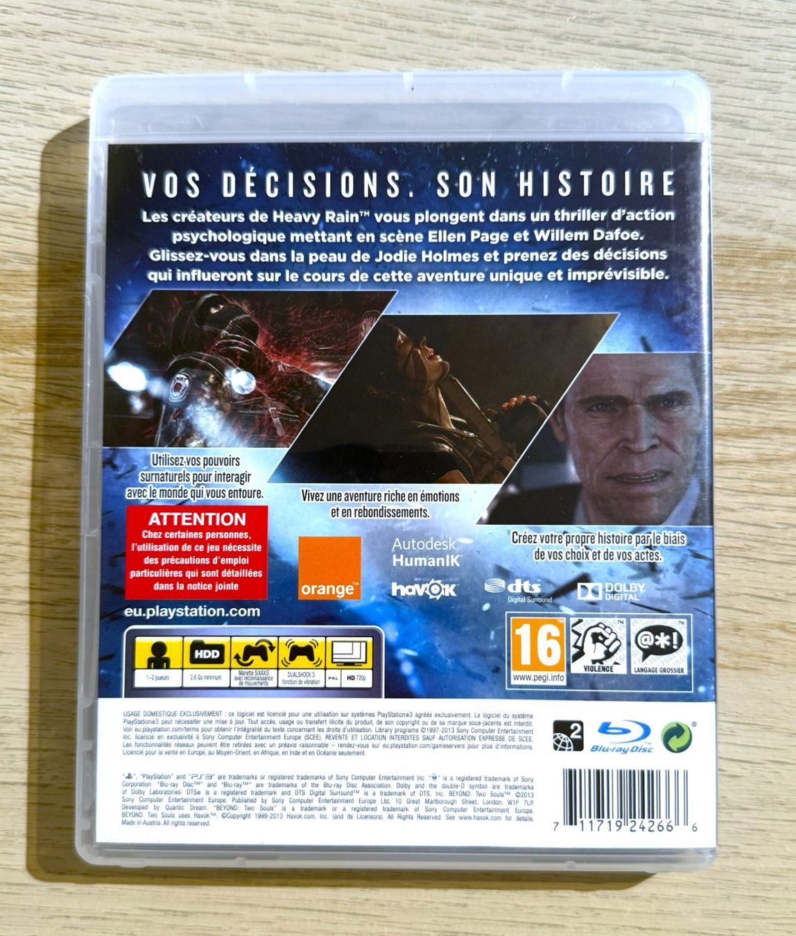 Sony Giochi: Beyond: Two Souls PS3 – Usato da St. Gallen venduto da Alpine.Arcade 2