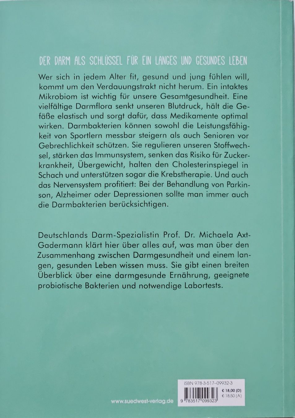 Bücher: Gesund mit Darm Dr. Michaela Axt-Gadermann – Gebraucht aus Seengen von Weitergeber 1