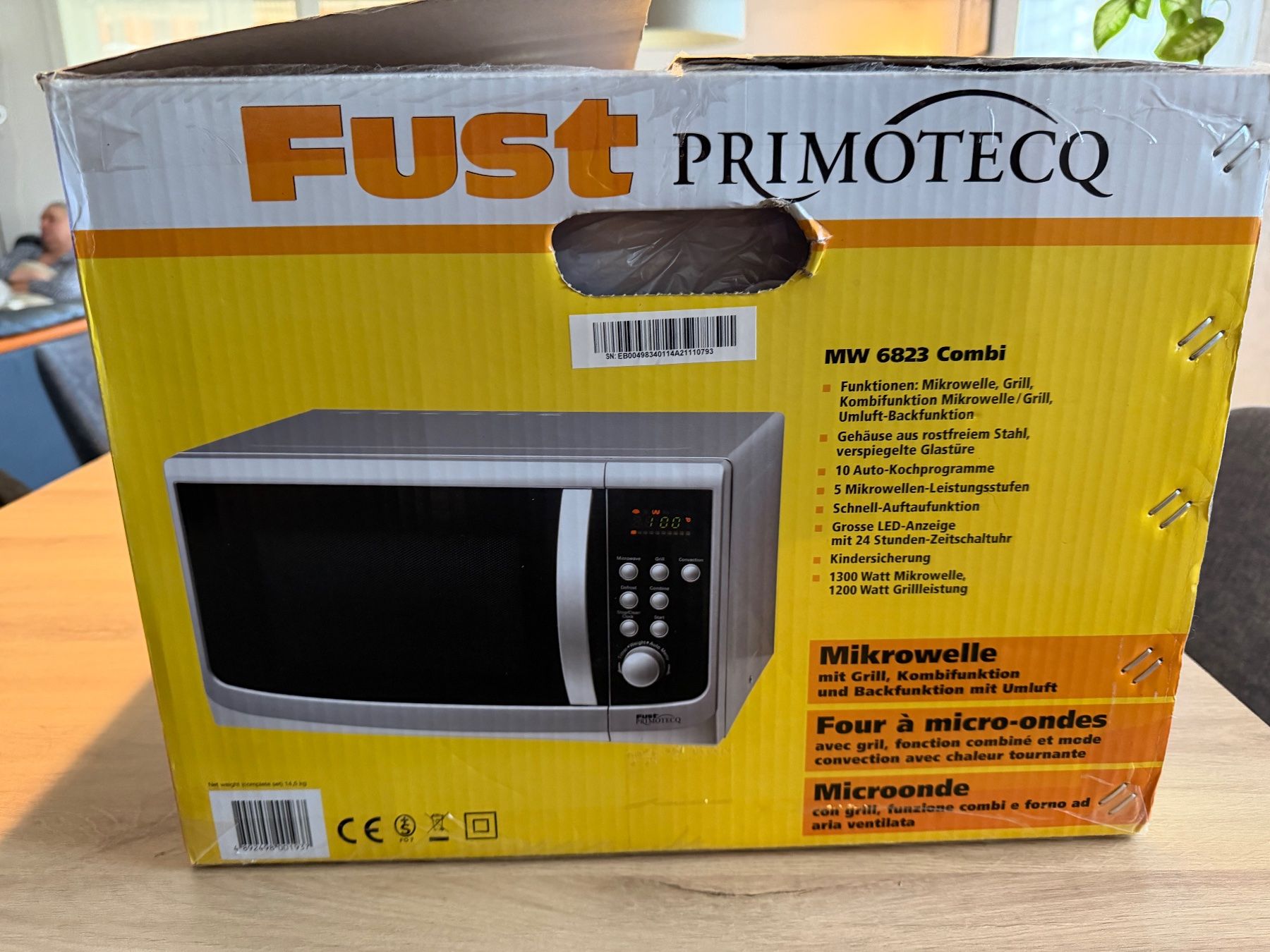 Primotecq Backöfen: Four à micro-ondes Fust Primotecq MW 6823 Combi – Neu und originalverpackt aus Veyrier von ren_5ctl 1