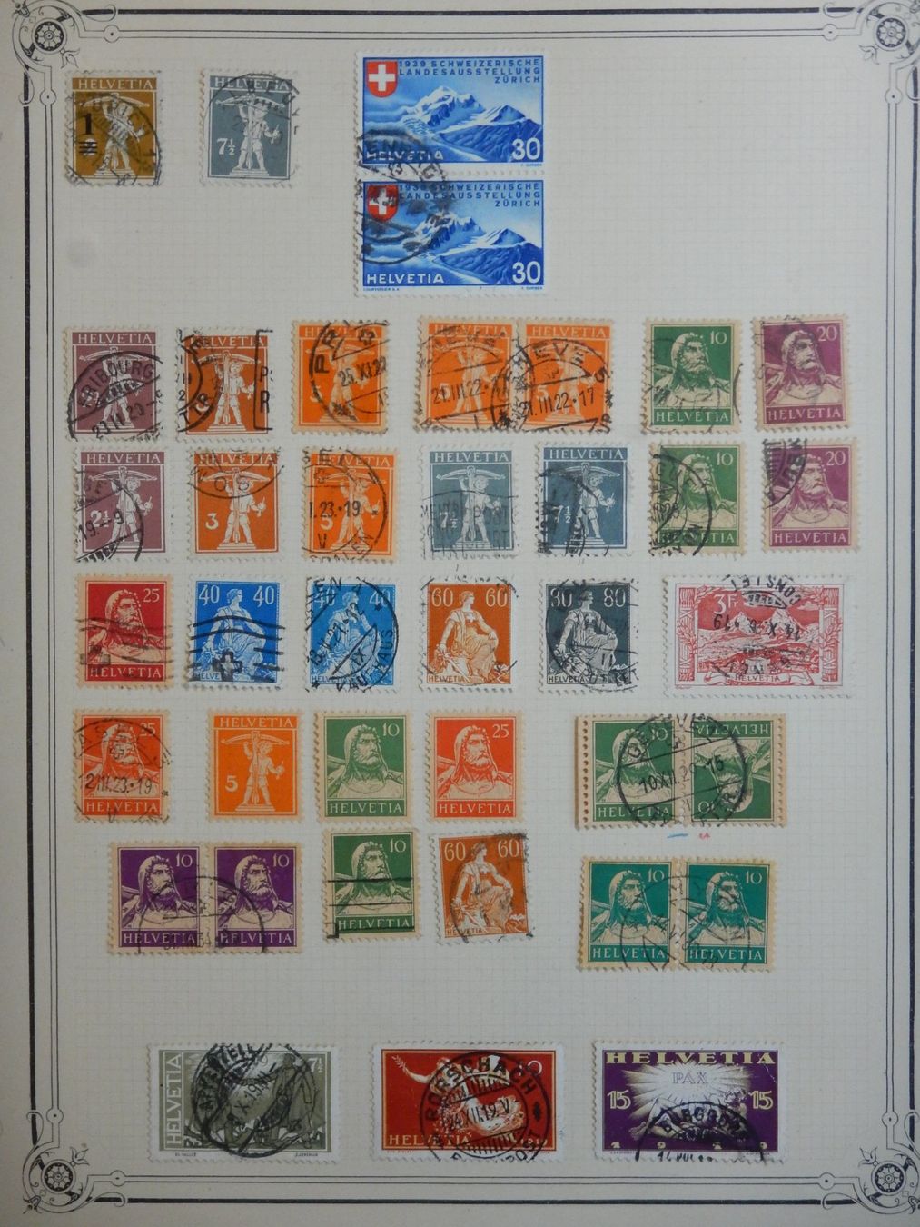 Tutti i francobolli: Schweiz Sammlung ab Klassik – Usato da Zürich venduto da Muehlekauf 3