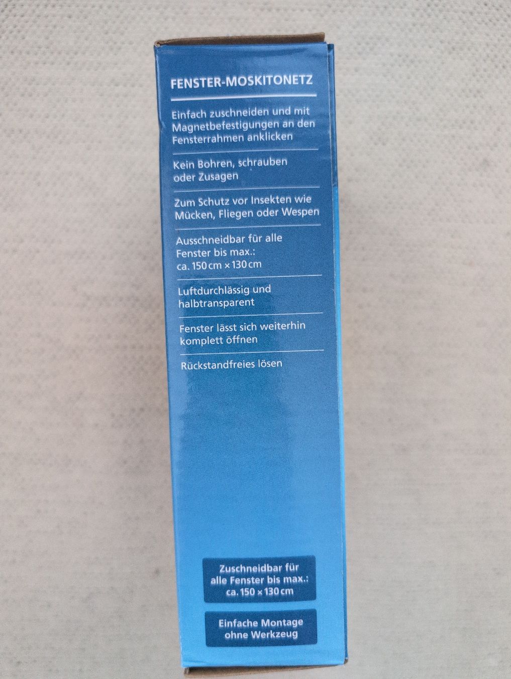 Altro per la casa: Fenster-Moskitonetz mit Magnetbefestigung schwarz – Nuovo e nell'imballaggio originale da Eglisau venduto da van_td5w 1