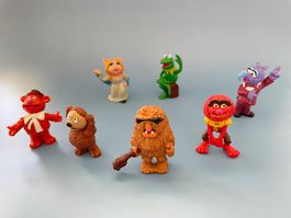7x Muppet Show Comic Figur Kermit Piggy usw. 70er Schleich
