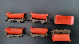 6 Güterwagen Kipper, Arnold, Spur N