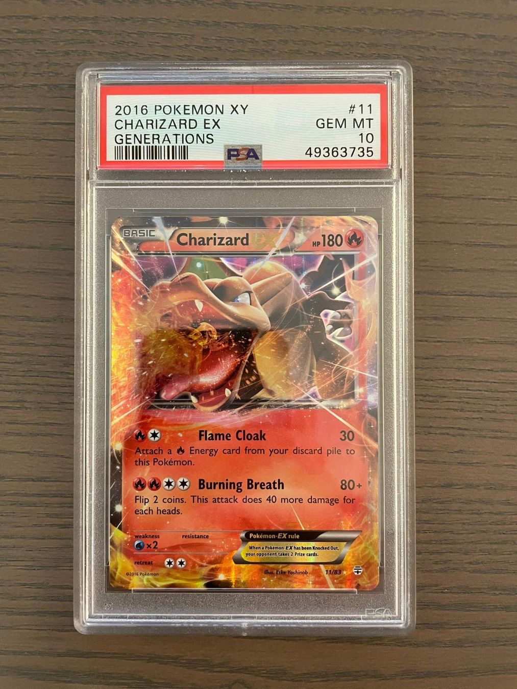 Pokémon Carte collezionabili: Pokémon Charizard EX PSA 10 – Usato da Frauenfeld venduto da ThePhantom