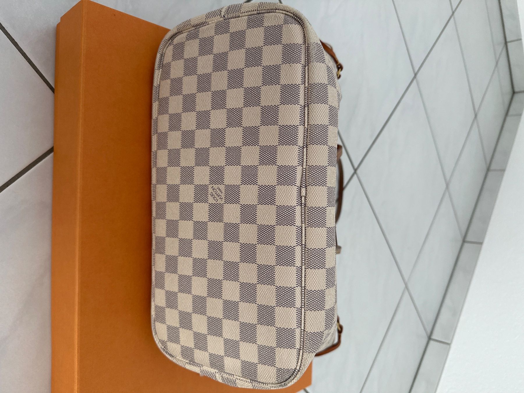 Louis Vuitton Borse da donna: Louis Vuitton Neverfull MM Damier Azur – Usato da Elsau venduto da Sherwood0 5