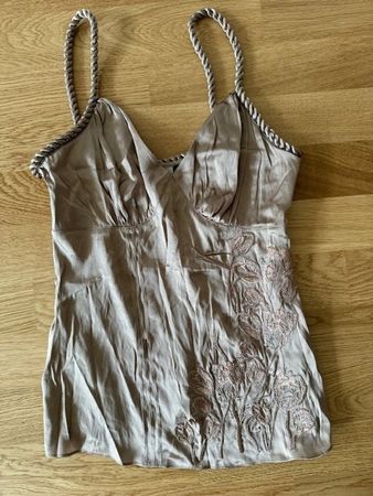 Karen Millen Sommer Top Gr. 34 aus Seide wie neu