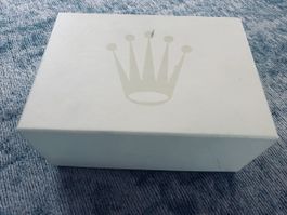 Rolex Uhrenbox weiss Originalverpackung guter Zustand
