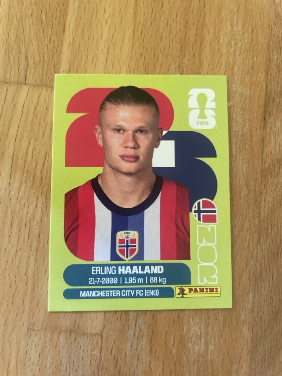 Panini Carte collezionabili: Erling Haaland, Panini NOR 15 – Nuovo e nell'imballaggio originale da Bubendorf venduto da ale_6fxg