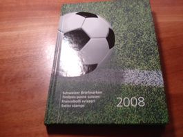 Jahrbuch 2008, ET-o, komplett, mit Vignette Fussball-EM
