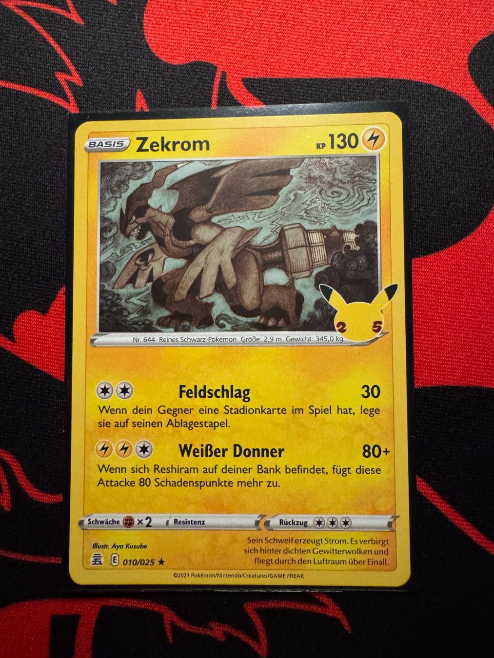 Pokémon Sammelbilder & Trading cards: Zekrom (CEL 010) - DE - Celebrations – Neu (gemäss Beschreibung) aus Bülach von Pfrenzel