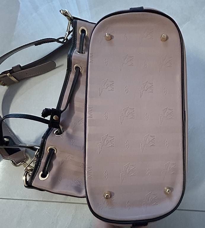 Taschen für Damen: Maison Mollerus/Canvas altrosa-schwarz  – Gebraucht aus Rothrist von dam_2v82 1