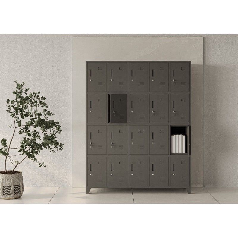Schränke: Schliessfachschrank 20 Fächer - Spind - Anthrazit - Schrank – Neu und originalverpackt aus Wallenwil von toesstal-vertrieb 3