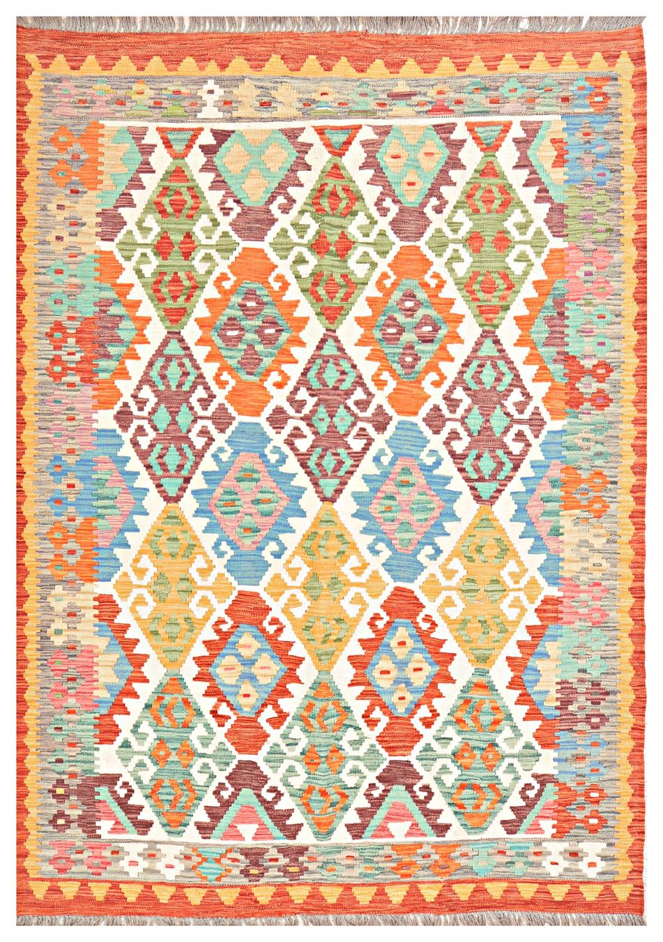 Kelim Tappeti: Oriente Kelim Teppich 170x240 Cm – Nuovo e nell'imballaggio originale da Lahore venduto da Fairways79