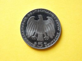 Münze Deutschland 5 DM Karl Marx 1983