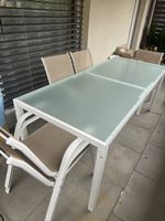 Gartenmöbel Minorca 8-Sitzer - Weiss und Beige