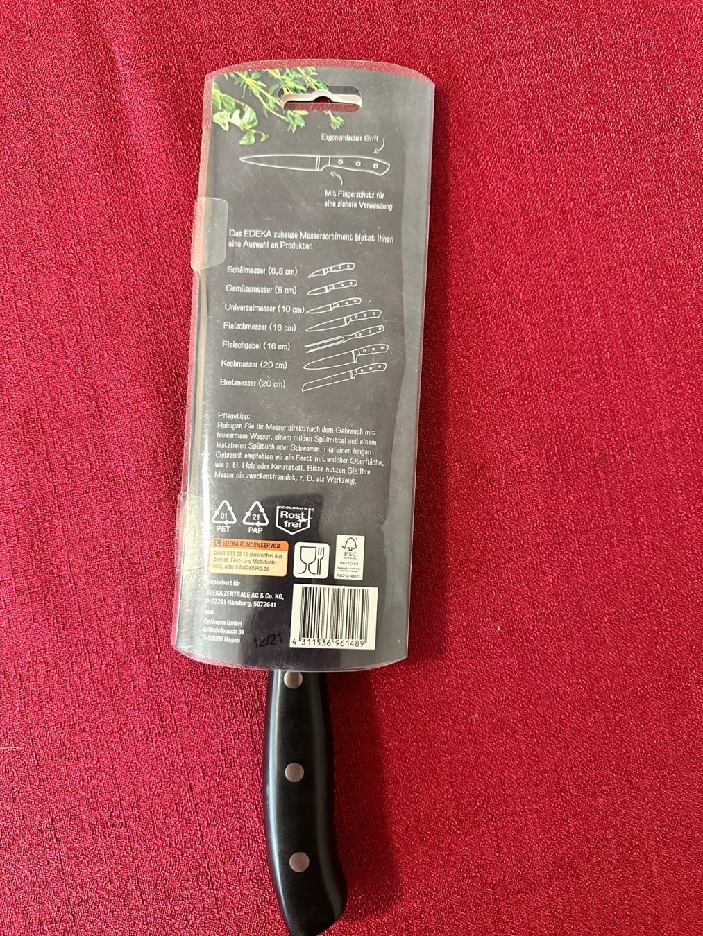 Coltelli da cucina: Neues Fleischmesser von Edeka, 16 cm Klinge – Nuovo e nell'imballaggio originale da Abtwil AG venduto da MaVo.0710 1