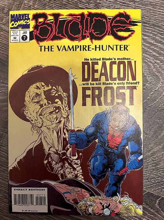 Fumetti: Blade The Vampire Hunter #7 Marvel Comic High Grade Top NM – Usato da Schwerzenbach venduto da Dejoe87