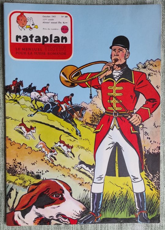 (Tintin) RATAPLAN ***No. 10 -1963*** Mensuel Suisse (D'occasion) à Biel ...
