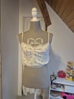 Crop Top H&M mit Blumenmuster Grösse M guter Zustand