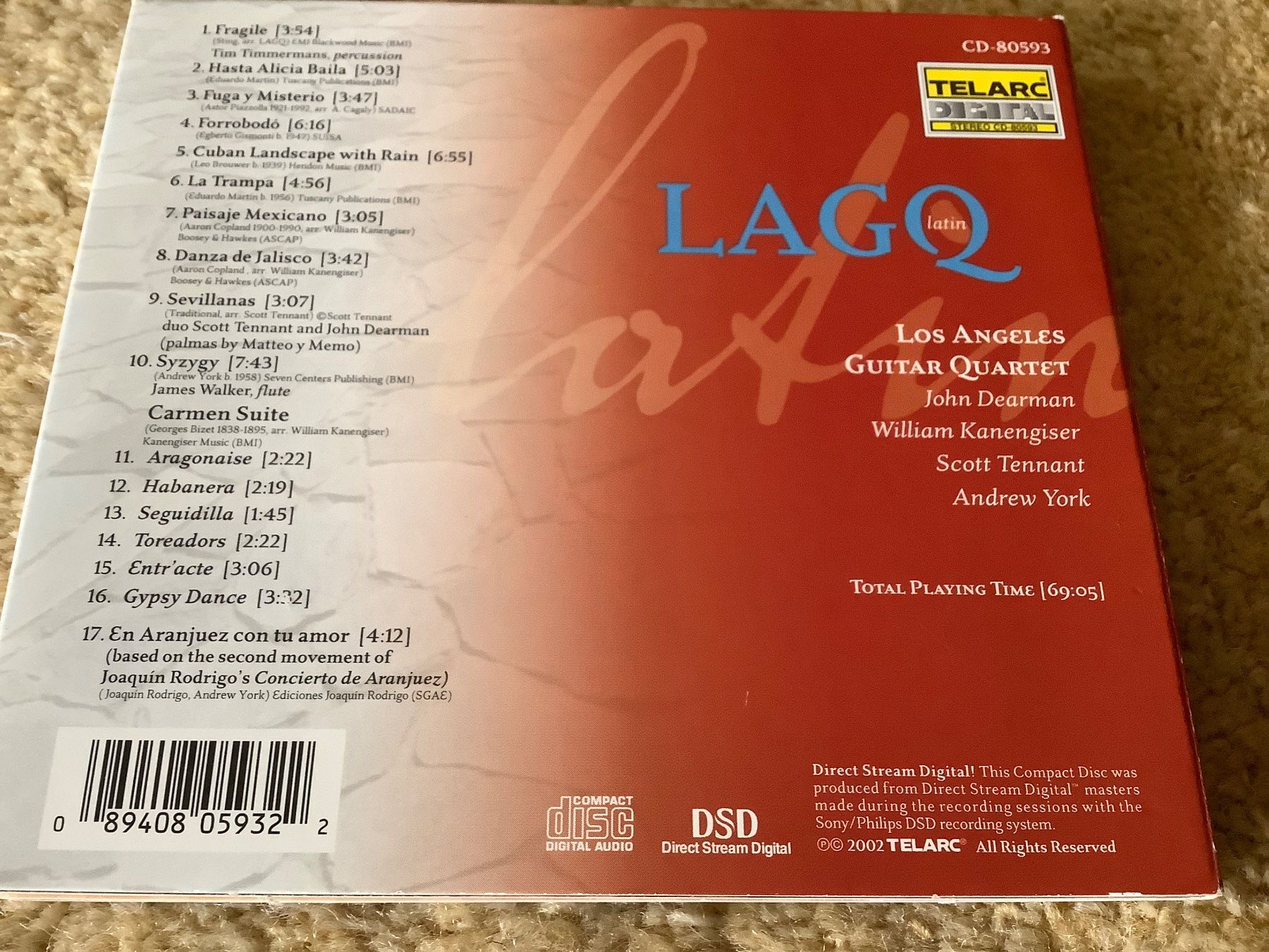 CD: LAGQ  *  Latin – Usato da herzogenbuchsee venduto da HIFIANER 1