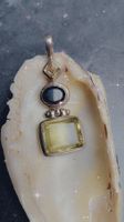 pendentif en argent 925 et pierres