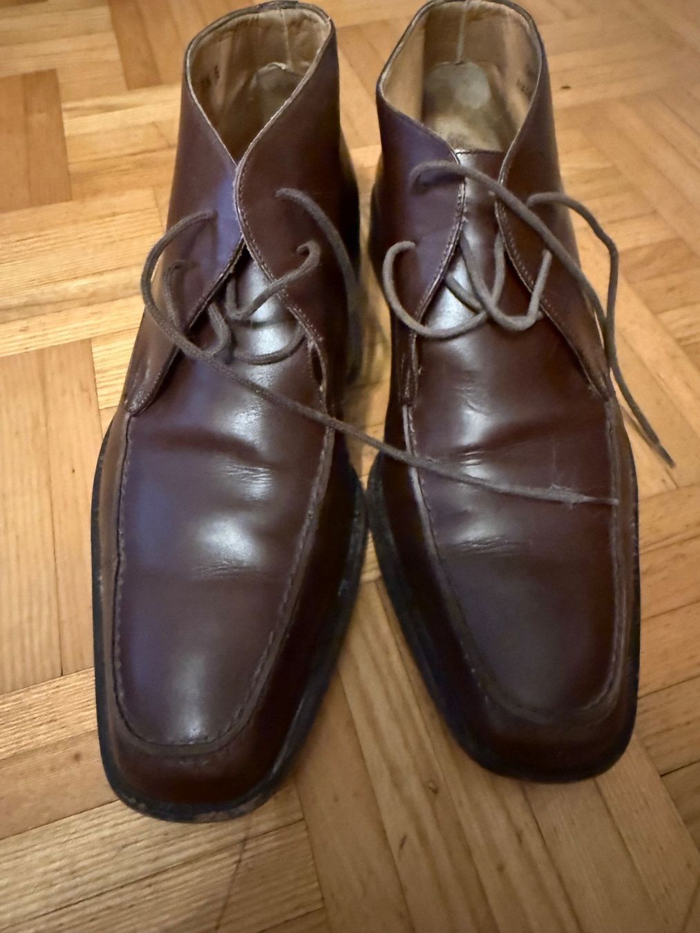 Bally Scarpe da uomo: Bally Tantall Lederstiefel, EU 7.5, braun – Usato da bioggio venduto da lenny023