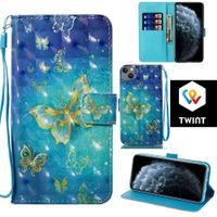iPhone 13 Hülle Etui Wallet Case Flip Cover Coque Tasche