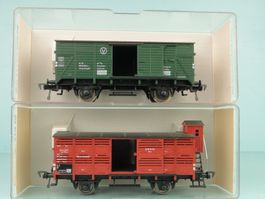 Fleischmann H0 5351 5356 2 X Güterwagen, NEU