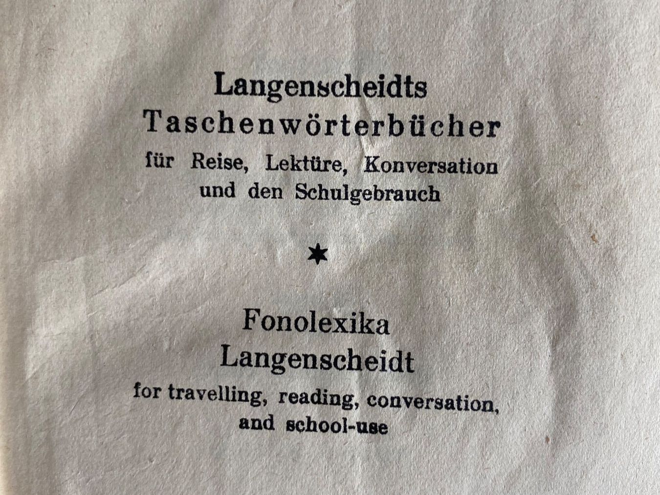 Bücher: Antikes Wörterbuch 1948 – Gebraucht aus Oberrohrdorf von chilibiggi 1