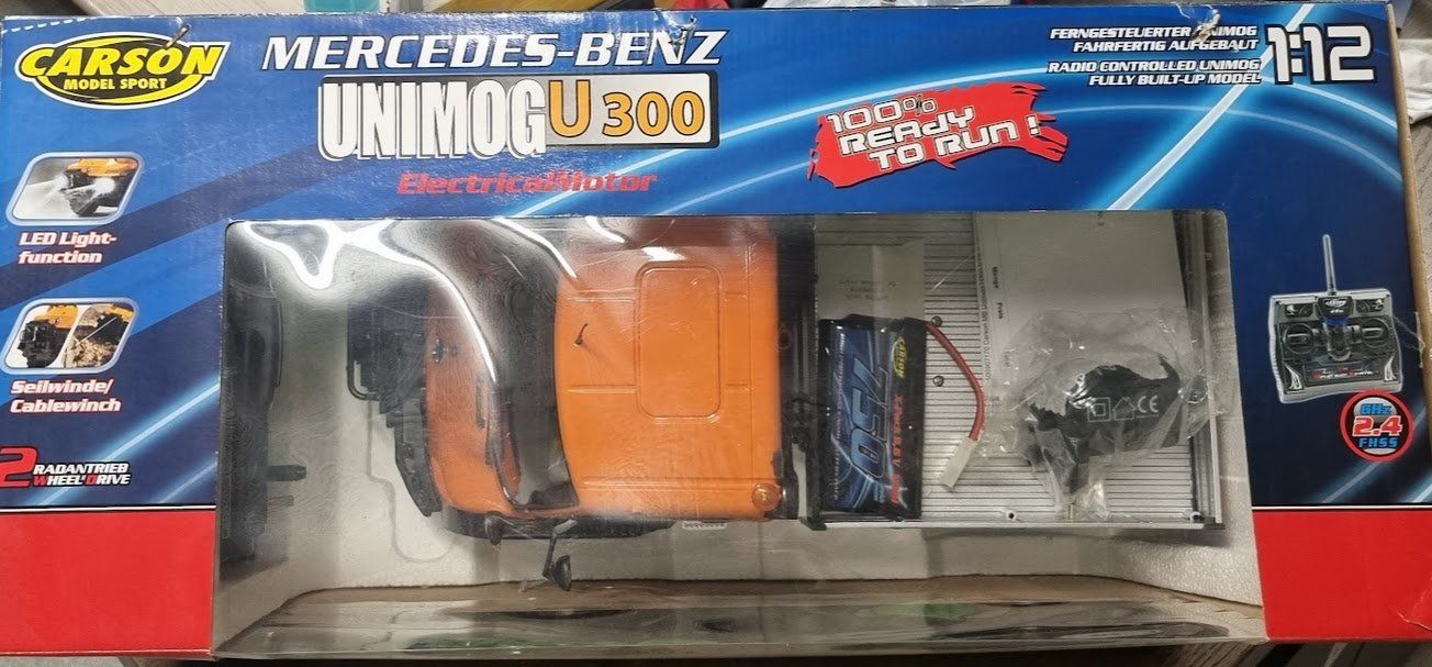 Unimog Modellini d'auto: Unimog U300 mit Seilwinde M: 1:12 Model – Nuovo e nell'imballaggio originale da Meggen venduto da baerli1976 4