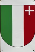Kanton Neuenburg Neuchatel Blechschild Metallschild Sign