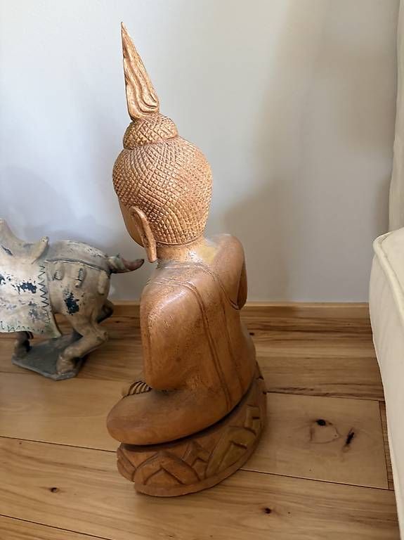 Skulpturen & Statuen: Bouddha assis en bois – Gebraucht aus Vich von NatachaCK 1