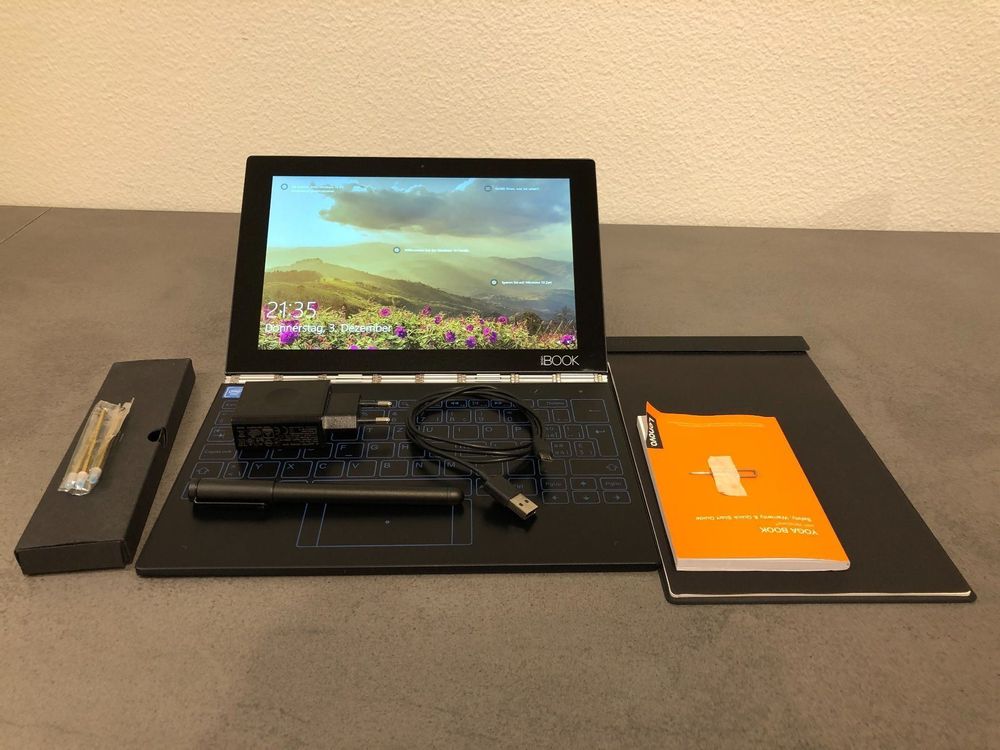 LENOVO YOGA BOOK mit Windows 10, Stift | Kaufen auf Ricardo