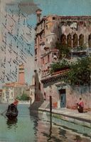 Venezia, Venedig, Künstlerkarte, 1903