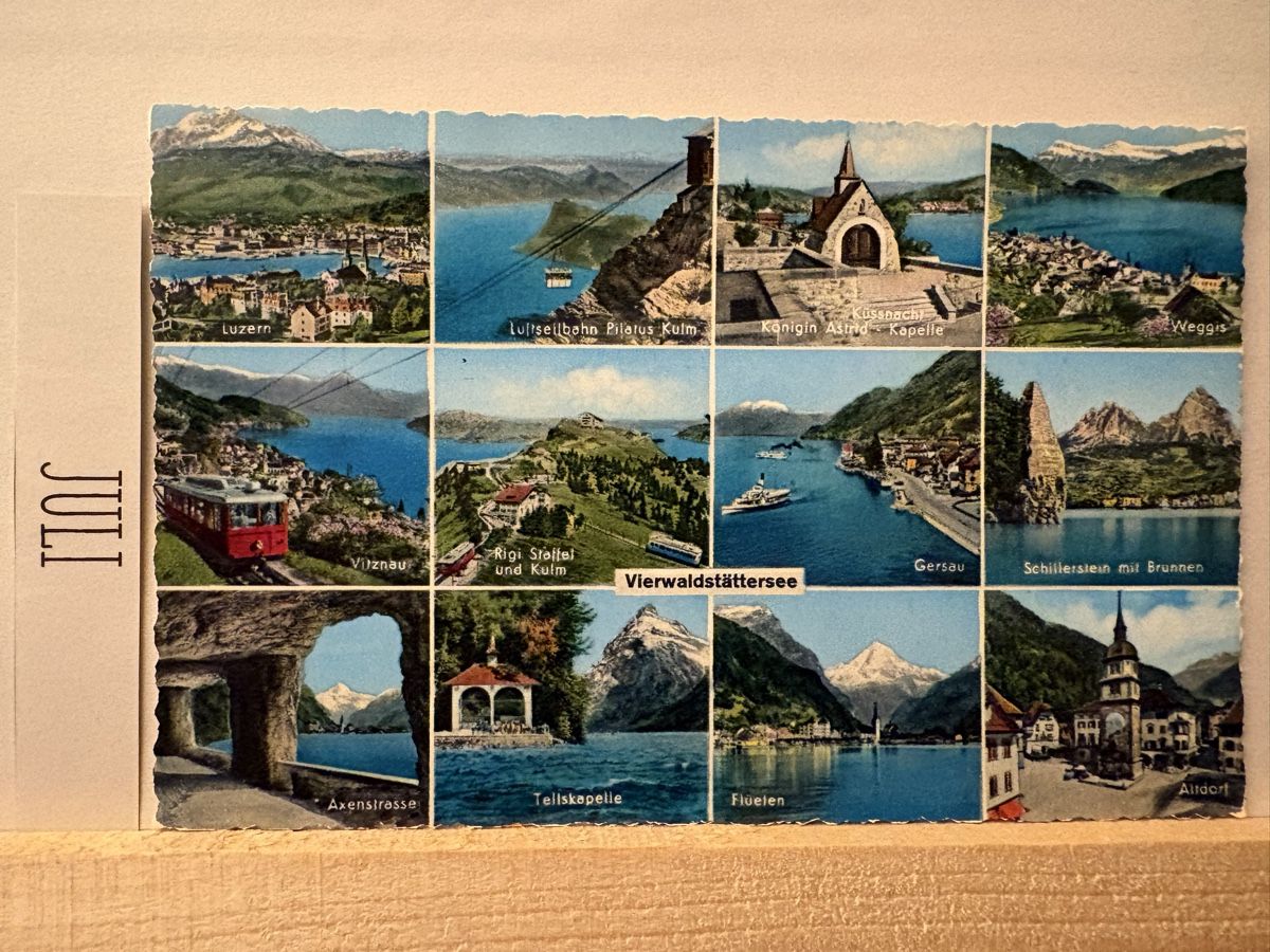 Cartoline postali: AK von Vierwaldstättersee – Usato da Rümlang venduto da Kartenpost1