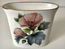 Kleine Vintage-Vase Royal Worcester Fine Bone China (1960er)